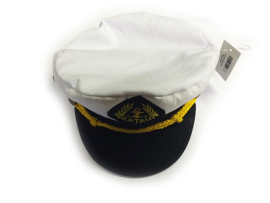Captain Cap Adult (white top)