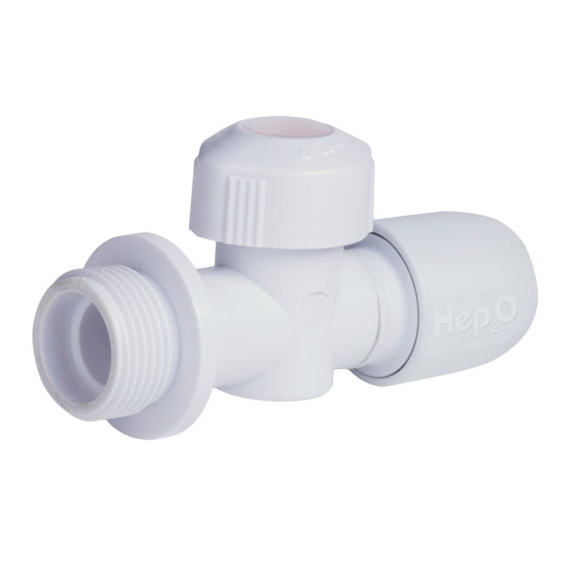Push fit Appliance Valve With hot/cold insert 15mm