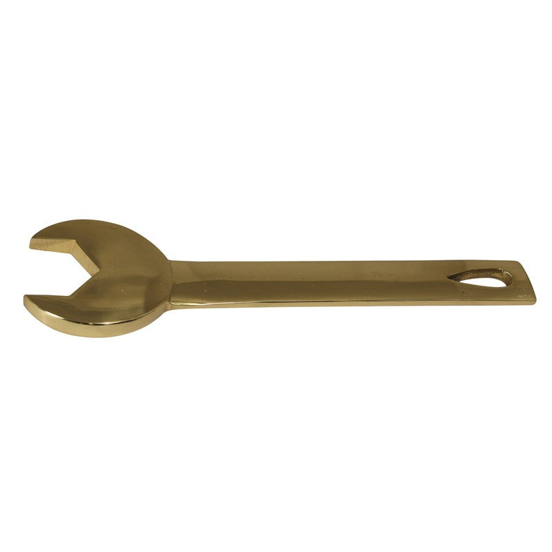 Gas Spanner Polished Brass