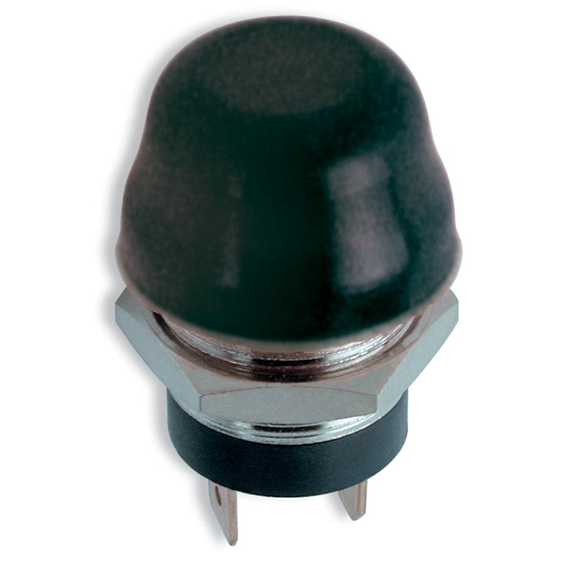 Switch Weatherproof Black Push Button 20A