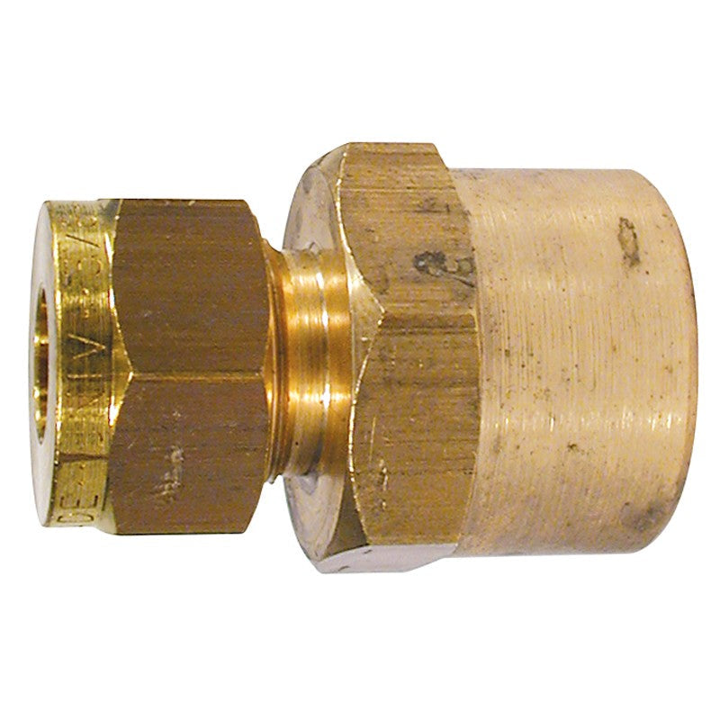 Gas Imp Female Stud Coupling 1/4 x 1/4 BSPT