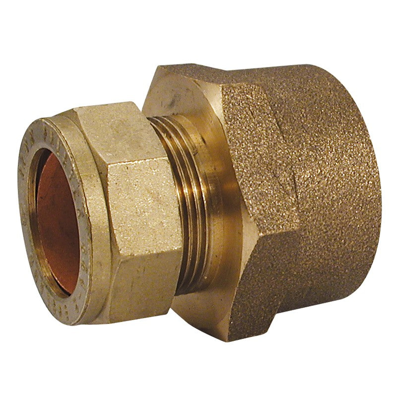 Compression 15mm x 1/2 BSP Straight Coupling Male