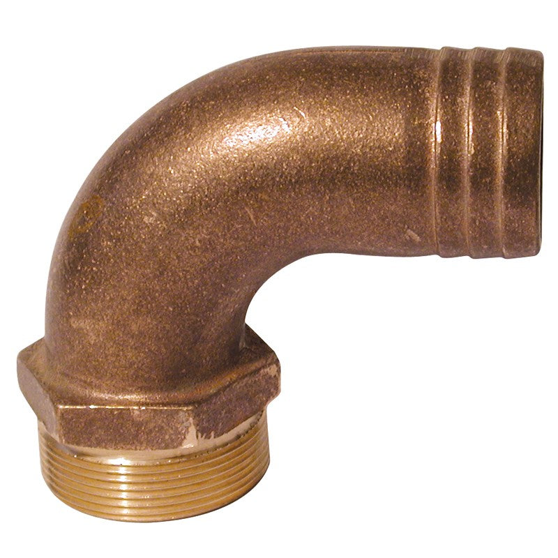 Bronze Connector 90 Deg 1/2 BSP - 1/2 Hose