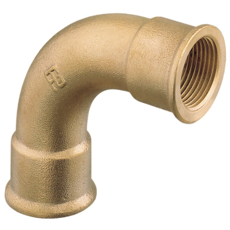 BSP Brass Swept Bend FF 3/8