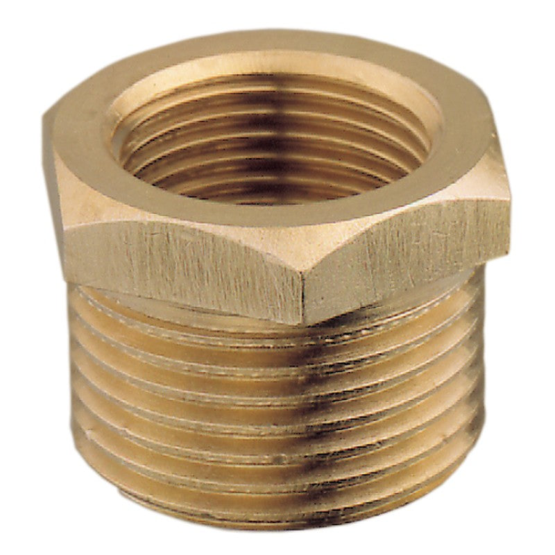 BSP Brass Hex Bush 1/4 x 1/8