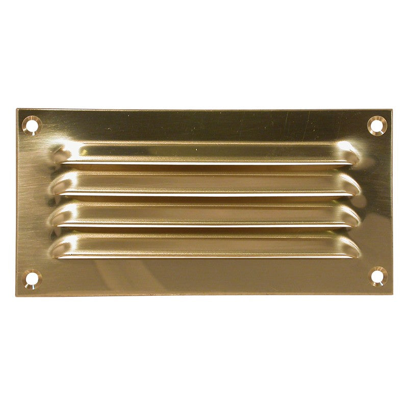 Louvre Vent Brass 6 x 3