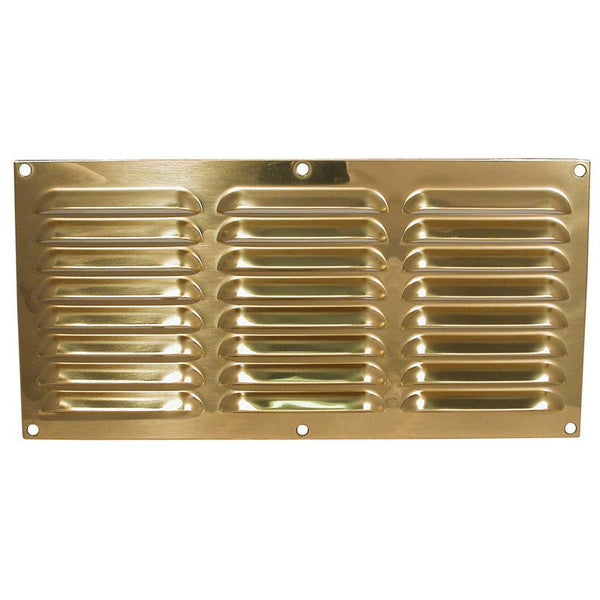 Louvre Vent Brass 6 x 3