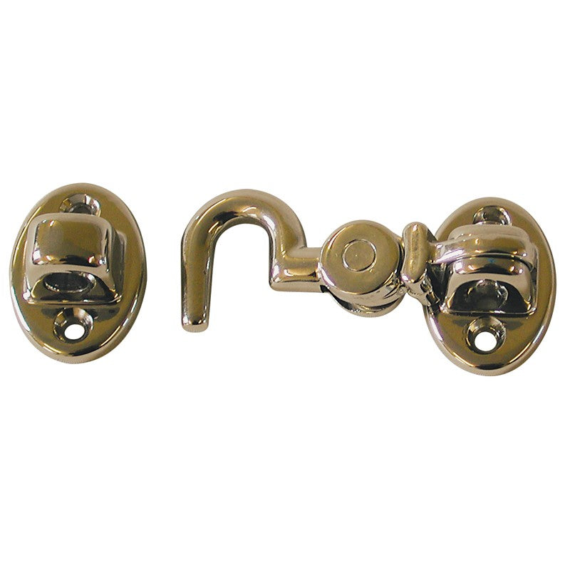 Silent Cabin Hook 3 Polished Brass