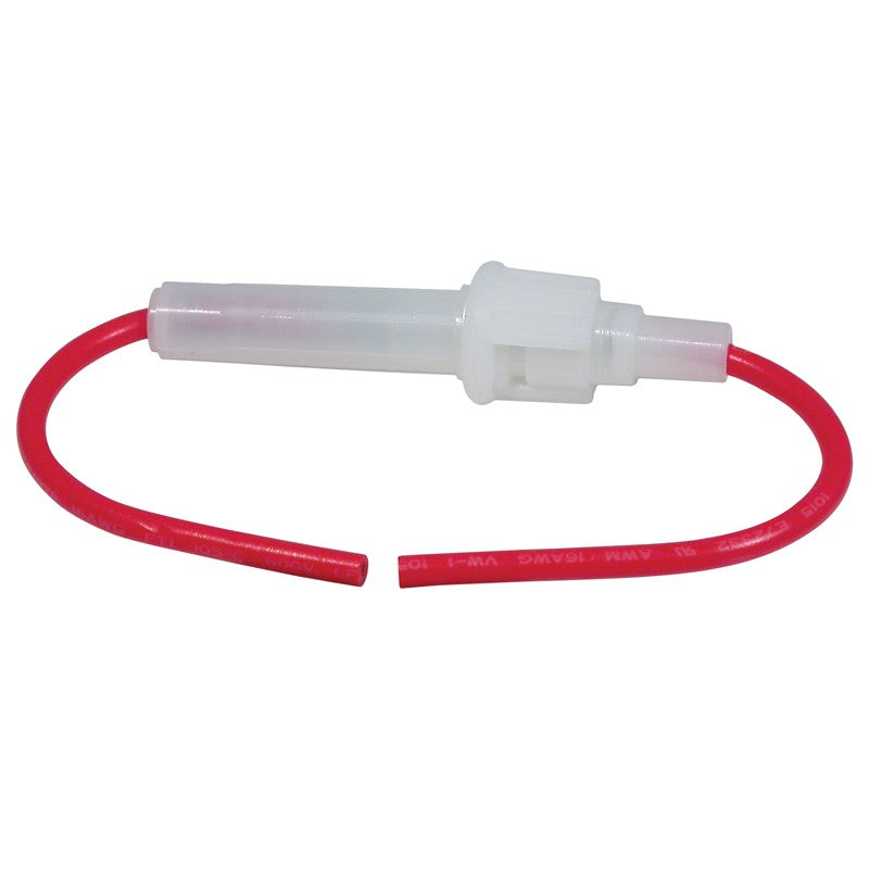 Fuseholder 8 Amp Red Wire 1mm2