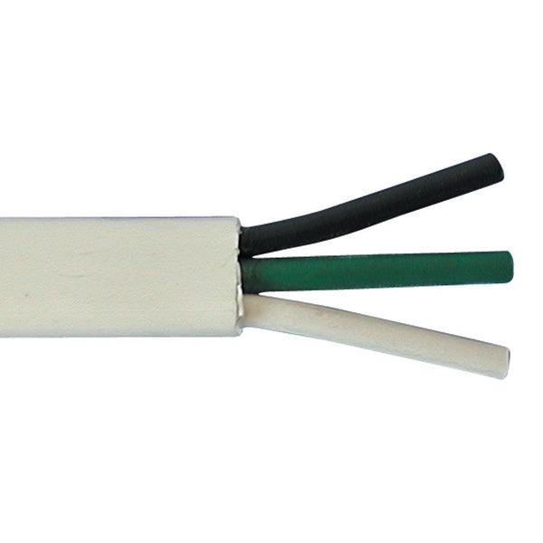 Cable 3 Core Tin Marine Flat 4.0mm (Per M)