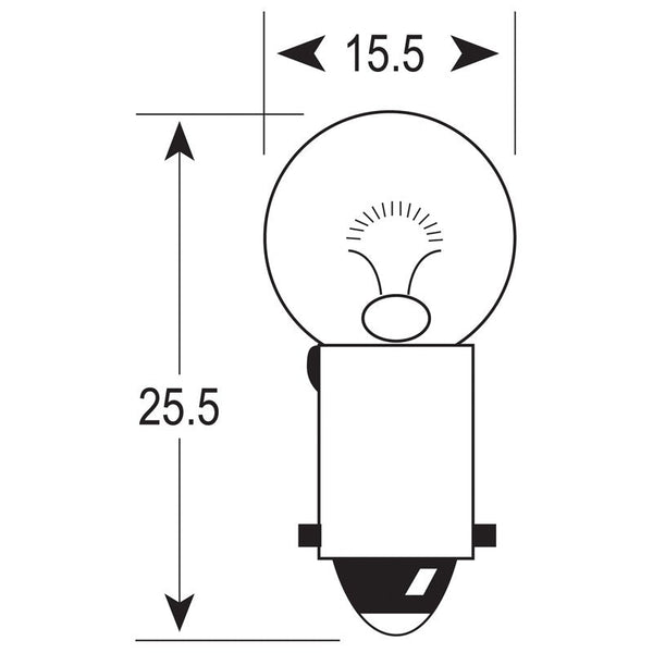Light Bulb 12v 5W BA9S