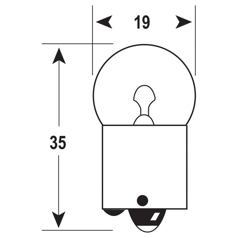 Light Bulb 12v 5W BA15S