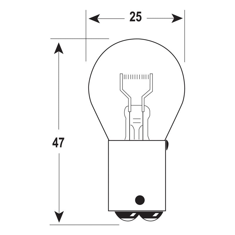 Light Bulb 12v 10W BA15D