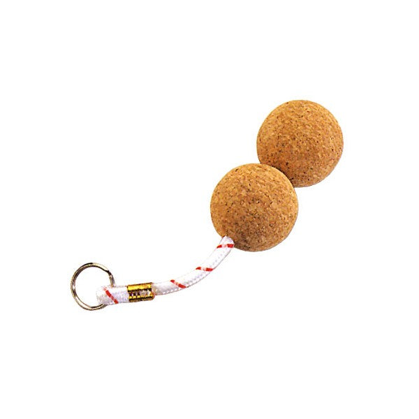 Key Ring Double Cork Ball Float