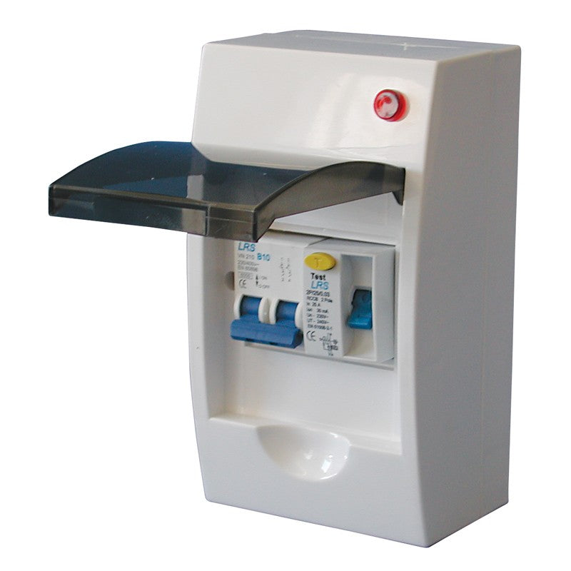 Mains RCD 30mA Consumer Unit With Breakers