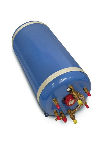 Surejust Calorifier 75L Twin Coil Horiz C/W Fittings