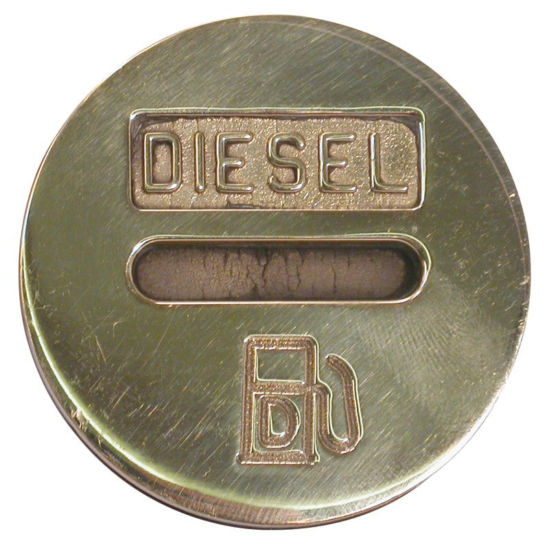 Filler Cap Brass Diesel 52mm