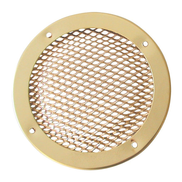 Lightweight Vent Grill Brass 135mm Dia