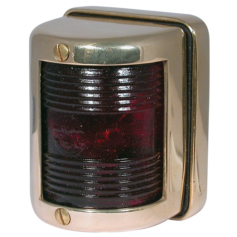 Navigation Light Red Port Brass 12v/18W