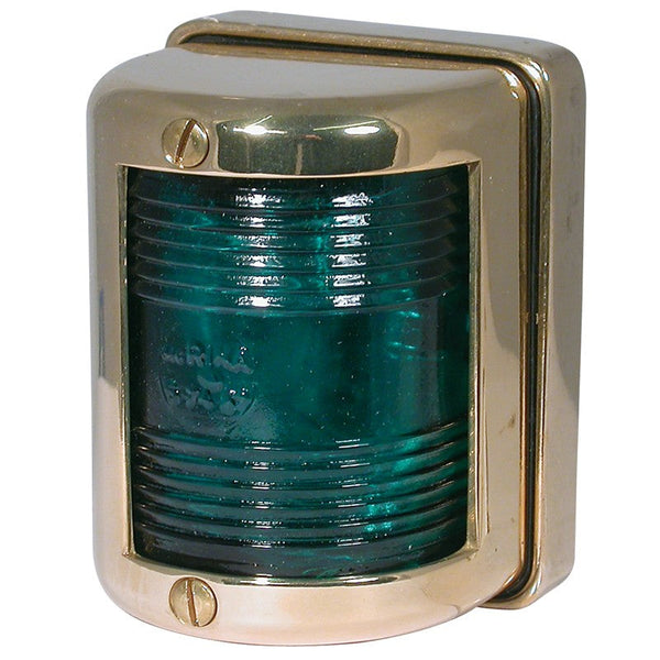 Navigation Light Green Starboard Chrome 12v/18W