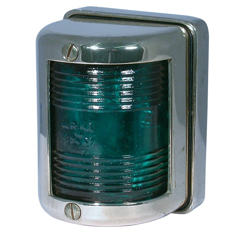 Navigation Light Green Starboard Chrome 12v/18W