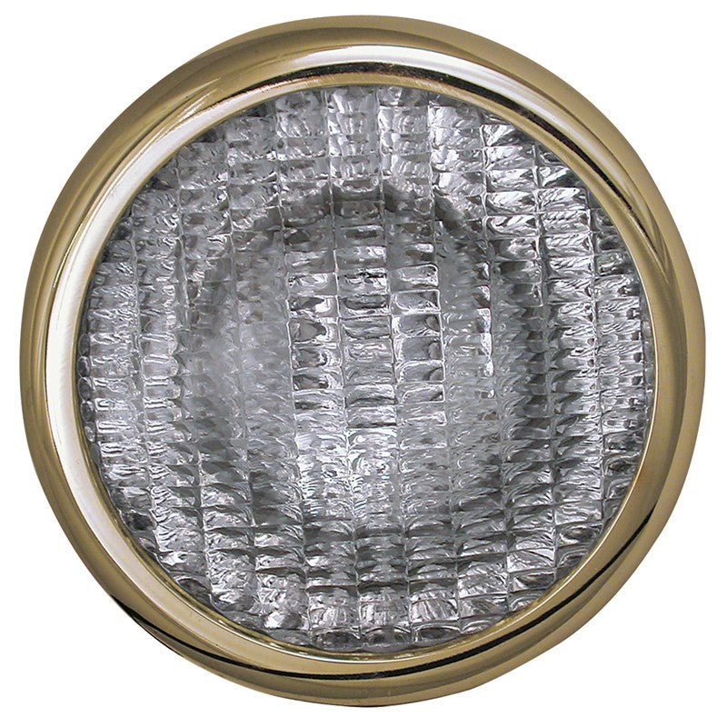 Headlamp Small Brass 12v 55W 117mm Dia